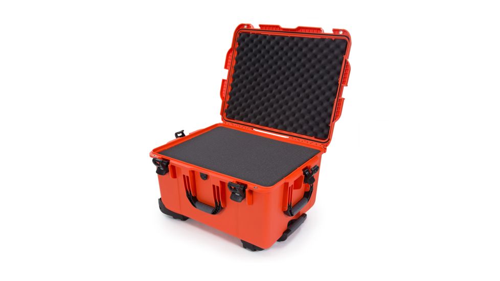 Nanuk 960 Protective Case w/ Cubed Foam, Orange, Large, 960S-010OR-0A0