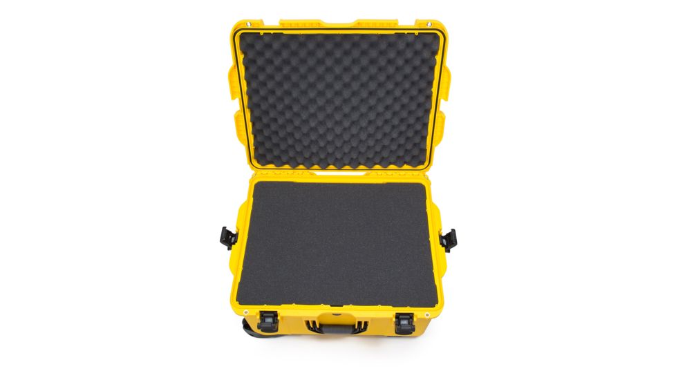 Nanuk 960 Protective Case w/ Cubed Foam, Yellow, Large, 960S-010YL-0A0