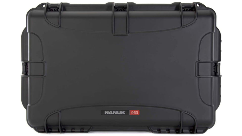 Nanuk 963 Protective Hard Case, 32.5in, Black, Large, 963S-000BK-0A0