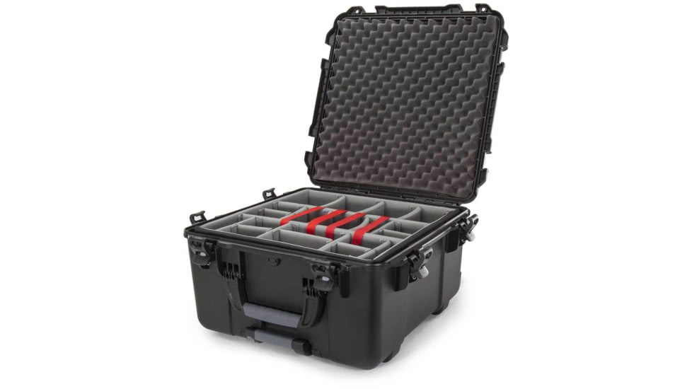 Nanuk 968 Case with Padded Divider, Black, 968S-020BK-0A0