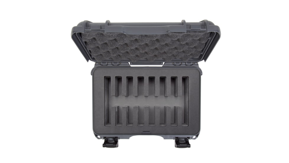 Nanuk Case 909 w/foam insert for 8 Knives, Graphite, Small, 909S-080GP-0A0-19327