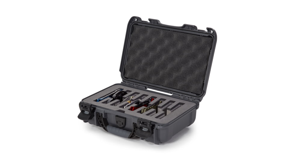 Nanuk Case 909 w/foam insert for 8 Knives, Graphite, Small, 909S-080GP-0A0-19327