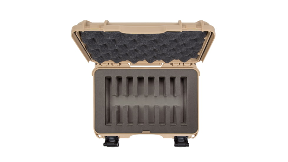 Nanuk Case 909 w/foam insert for 8 Knives, Tan, Small, 909S-080TN-0A0-19327