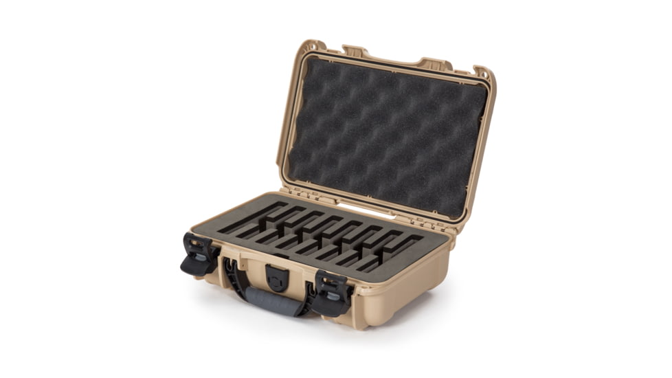 Nanuk Case 909 w/foam insert for 8 Knives, Tan, Small, 909S-080TN-0A0-19327