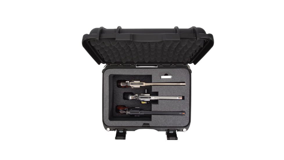 Nanuk Case 918 w/foam insert for revolver, Black, Medium, 918S-080BK-0A0-19326