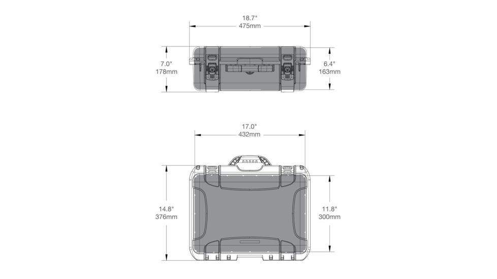 Nanuk Case 925 w/f insert for Mavic 2PZ Smart Cntlr, Silver, Large, 925S-080SV-0A0-19056