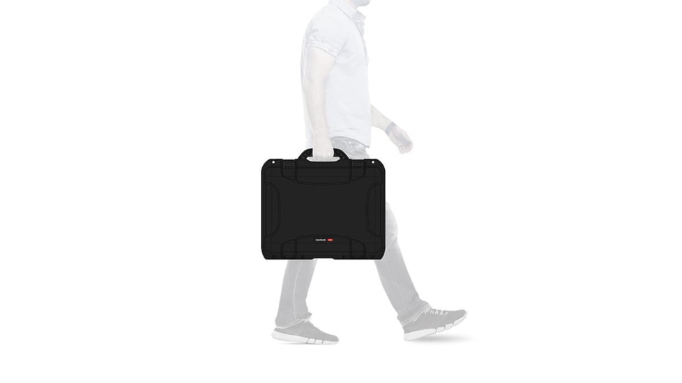 Nanuk Case 933 w/lid org./divider, Black, Large, 933S-060BK-0A0