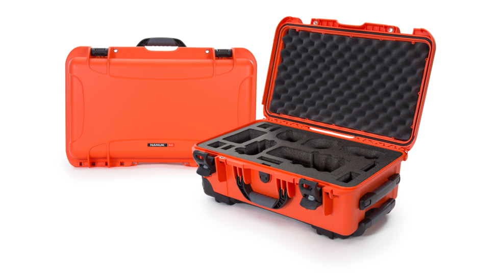 Nanuk Case 935 w/foam for Sony A7, Orange, Large, 935S-080OR-0A0-19017