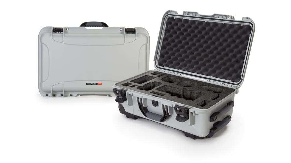 Nanuk Case 935 w/foam for Sony A7, Silver, Large, 935S-080SV-0A0-19017