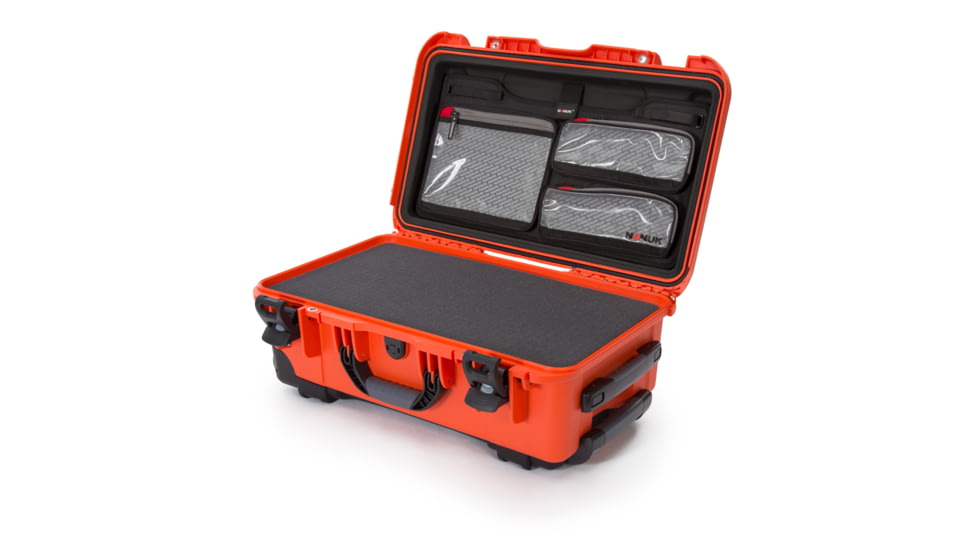 Nanuk Case 935 w/lid org./foam, Orange, Large, 935S-050OR-0A0