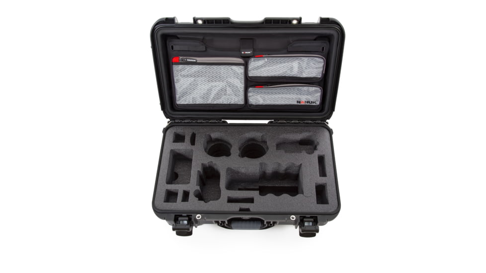 Nanuk Case 935 w/lid org. - w/f Sony A7, Black, Large, 935S-070BK-0A0-19017