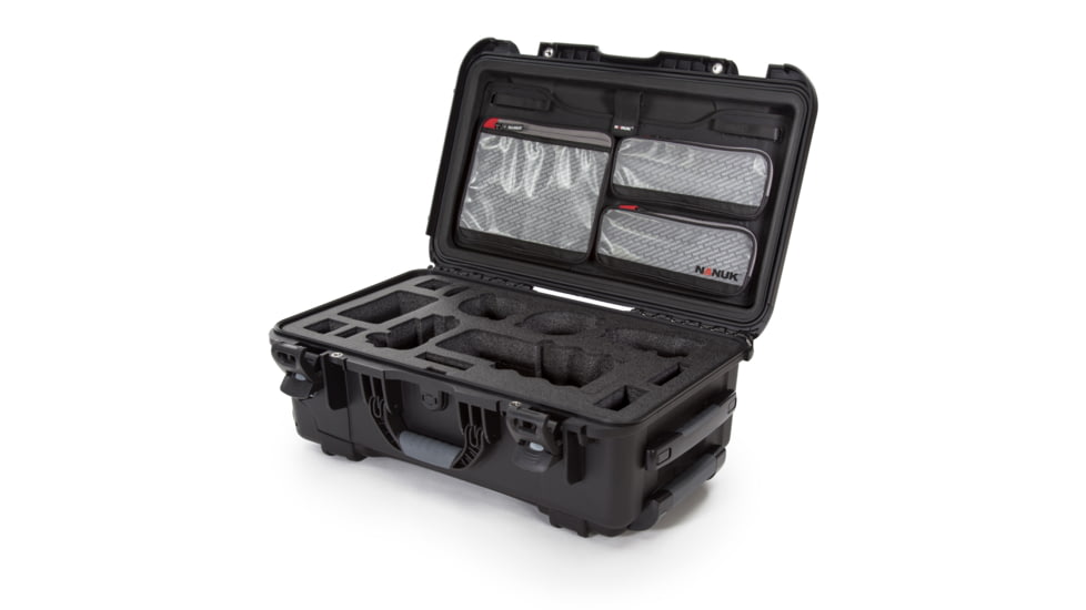 Nanuk Case 935 w/lid org. - w/f Sony A7, Black, Large, 935S-070BK-0A0-19017