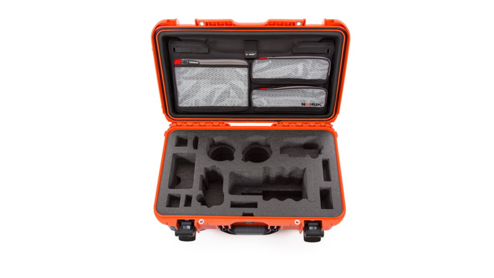 Nanuk Case 935 w/lid org. - w/f Sony A7, Orange, Large, 935S-070OR-0A0-19017