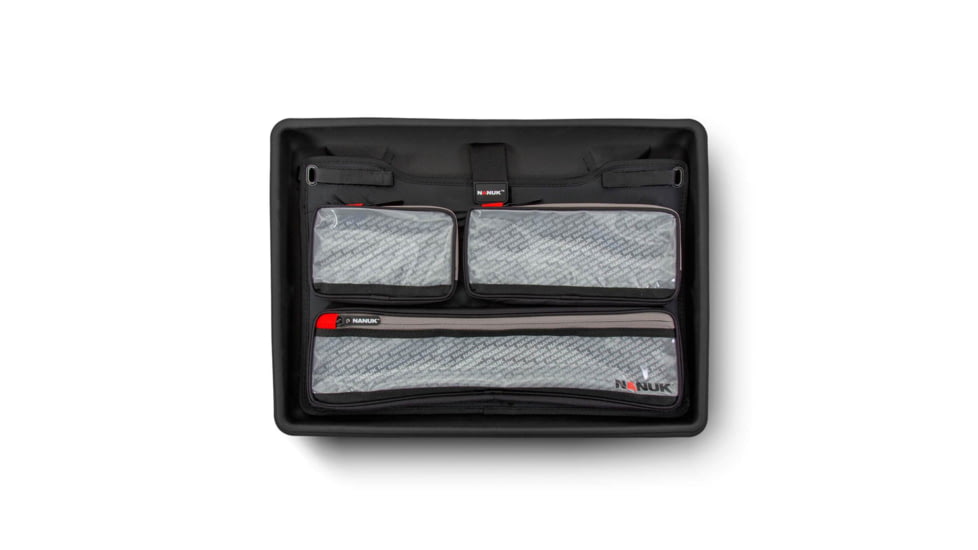 Nanuk Case 938 w/Lid Org, Black, Large, 938S-070BK-0A0-21019