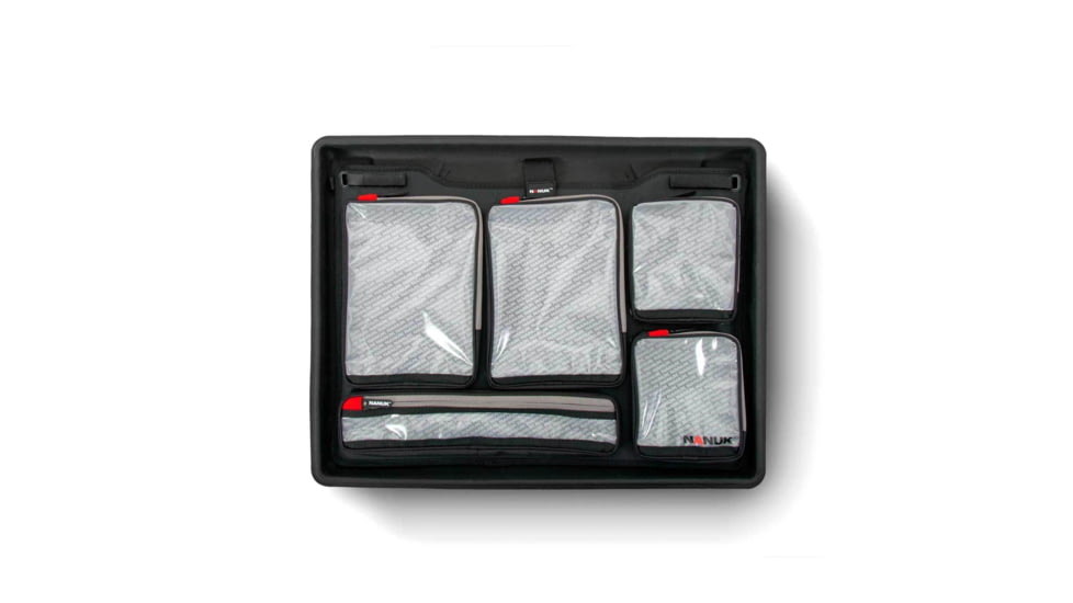 Nanuk Case 960 w/lid org. - w/divider, Black, Large, 960S-060BK-0A0