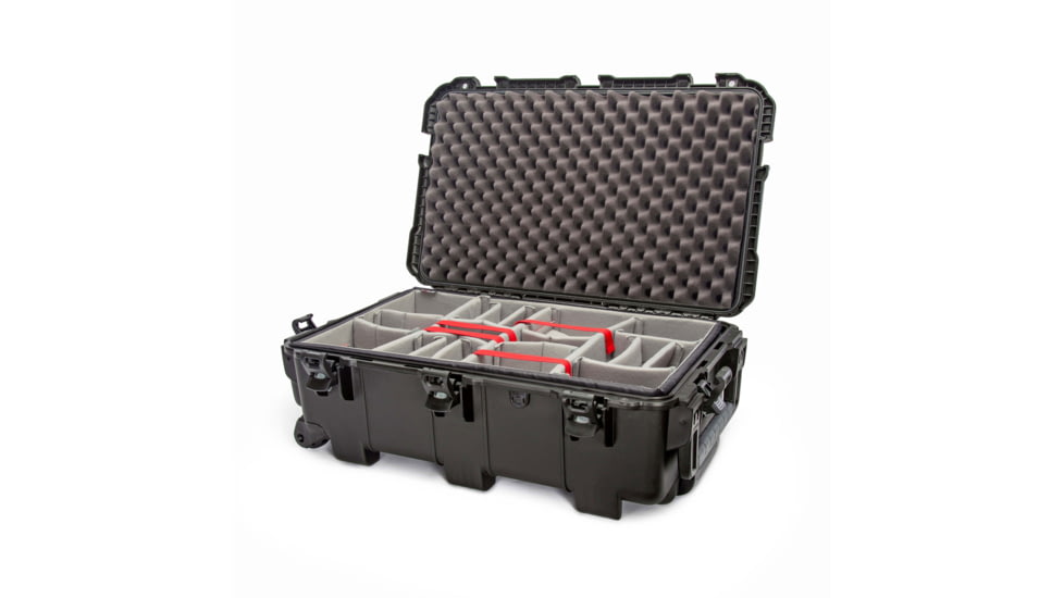 Nanuk Case 962 w/Padded Divider, Black, Large, 962S-020BK-0A0