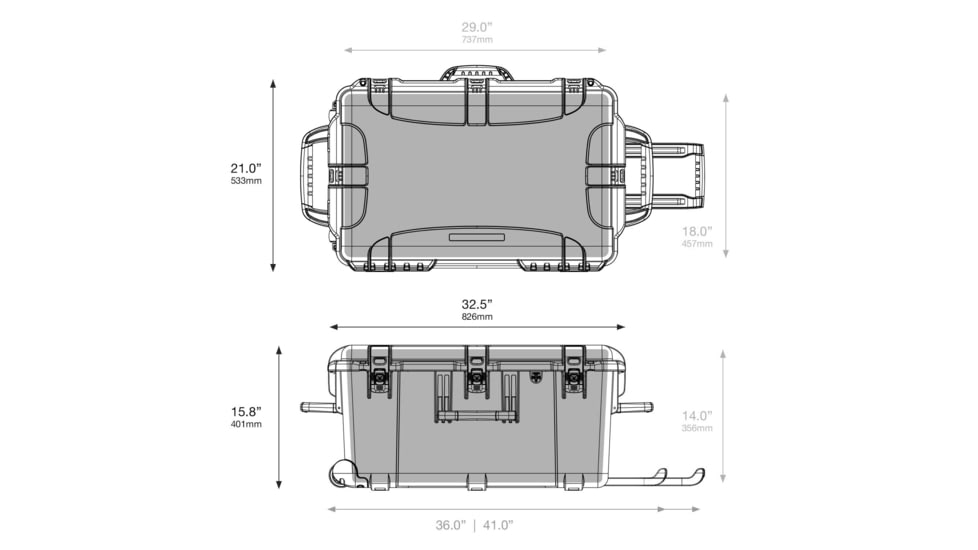 Nanuk Case 965, Black, Large, 965S-000BK-0A0