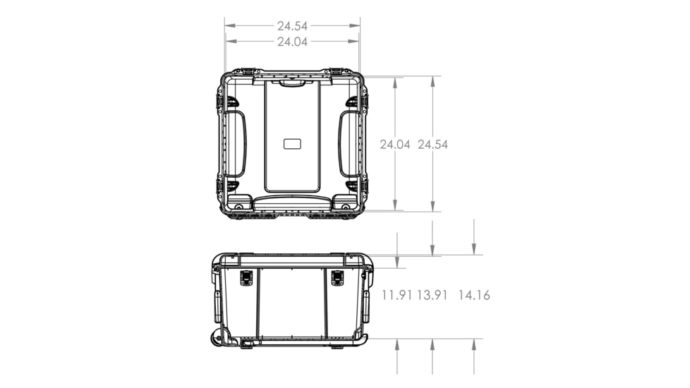 Nanuk Case 970, Black, Large, 970S-000BK-0A0