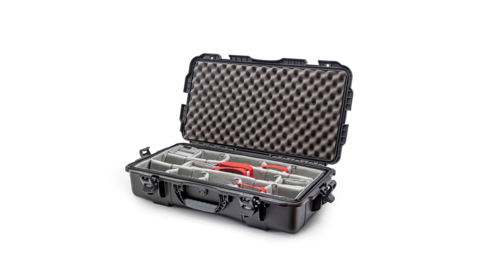 Nanuk Case 980 w/Padded Divider, Black, Medium, 980S-020BK-0A0