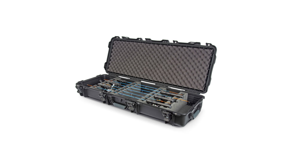 Nanuk Case 990 w/Foam For Ice Fishing Rod, Black, Large, 990S-081BK-0A0-C0666