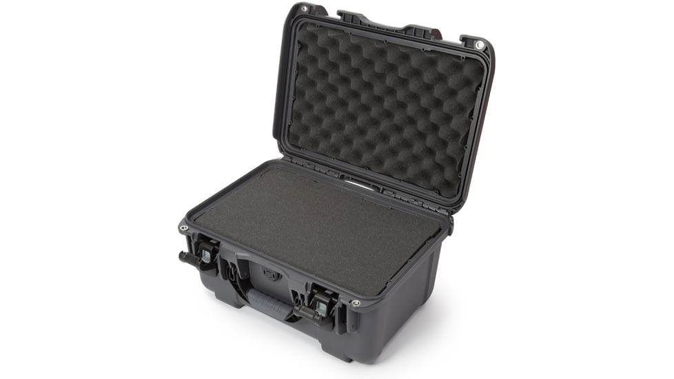 Nanuk 918 Protective Case w/ Cubed Foam, Graphite, Medium, 918S-010GP-0A0