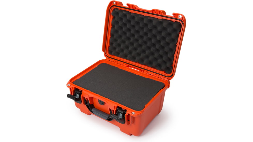 Nanuk 918 Protective Case w/ Cubed Foam, Orange, Medium, 918S-010OR-0A0