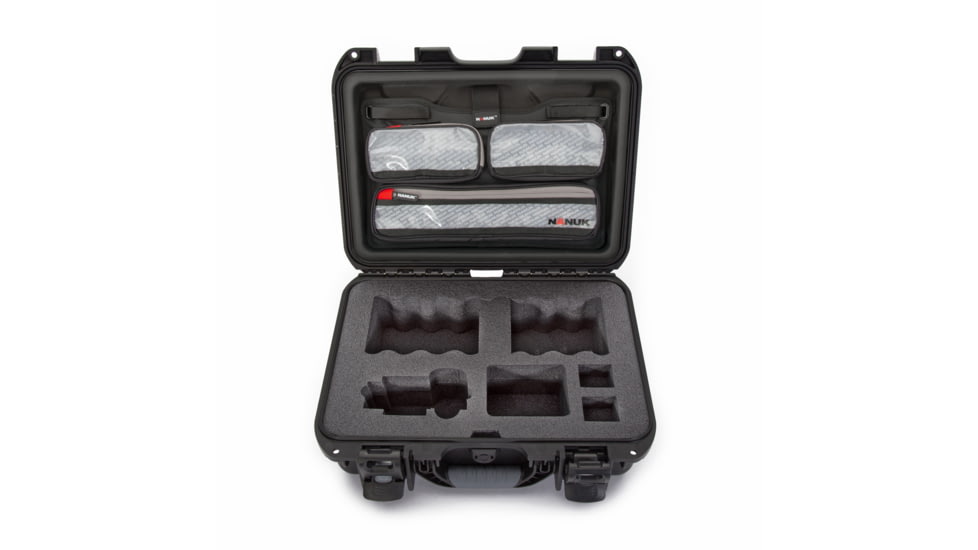Nanuk Case w/lid org. w/foam insert for Sony A7, Black, Medium, 920S-070BK-0A0-19135