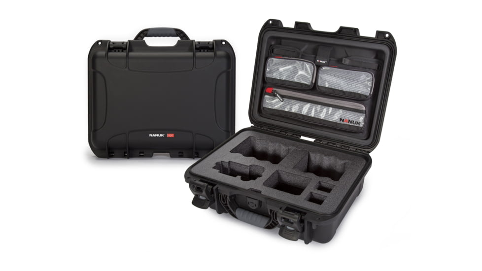 Nanuk Case w/lid org. w/foam insert for Sony A7, Black, Medium, 920S-070BK-0A0-19135