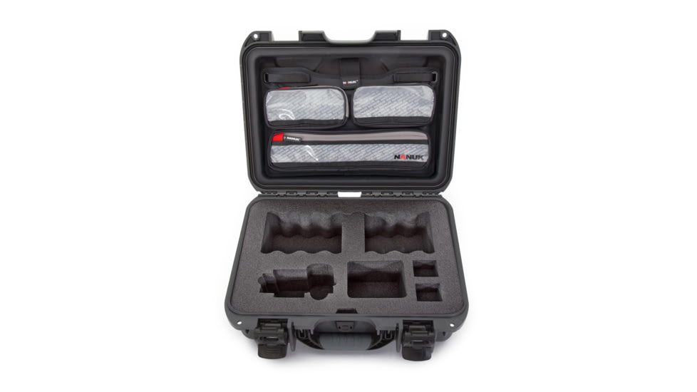 Nanuk Case w/lid org. w/foam insert for Sony A7, Graphite, Medium, 920S-070GP-0A0-19135