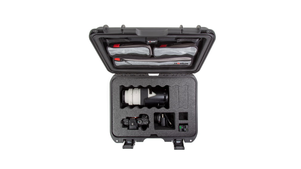 Nanuk Case w/lid org. w/foam insert for Sony A7, Graphite, Medium, 920S-070GP-0A0-19135