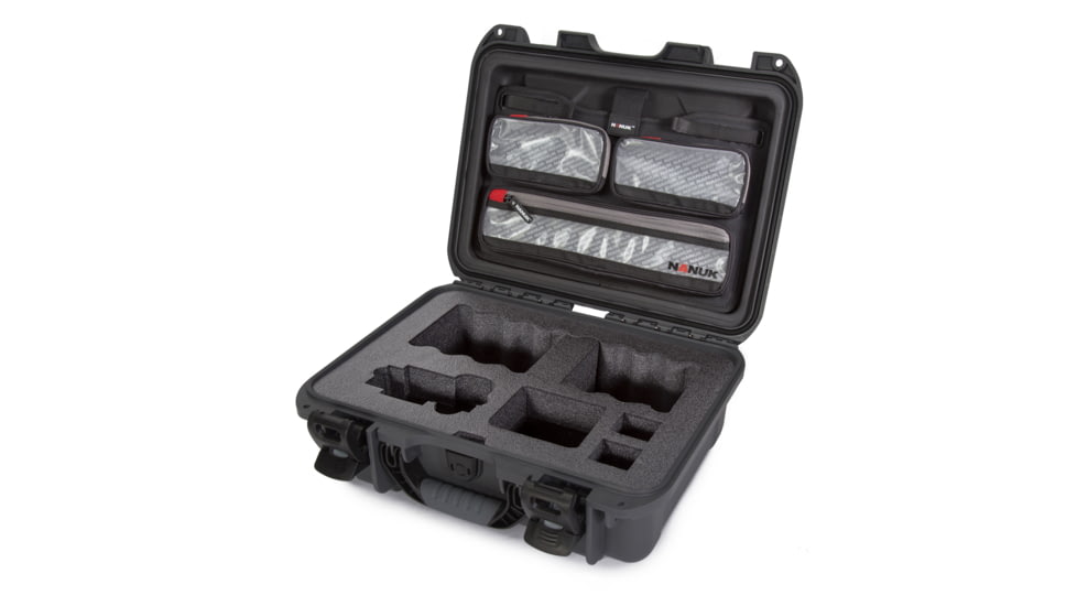 Nanuk Case w/lid org. w/foam insert for Sony A7, Graphite, Medium, 920S-070GP-0A0-19135