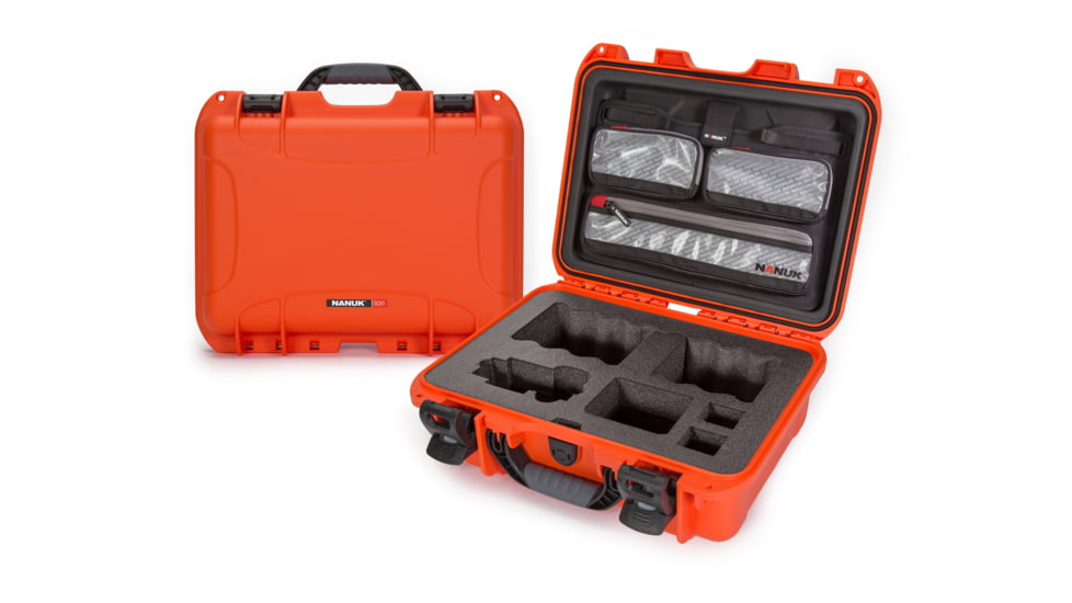 Nanuk Case w/lid org. w/foam insert for Sony A7, Orange, Medium, 920S-070OR-0A0-19135