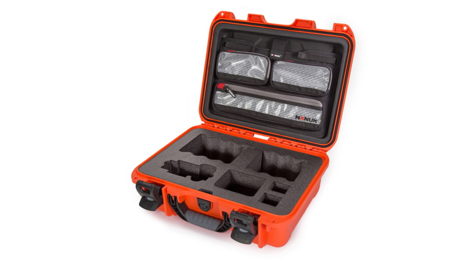 Nanuk Case w/lid org. w/foam insert for Sony A7, Orange, Medium, 920S-070OR-0A0-19135