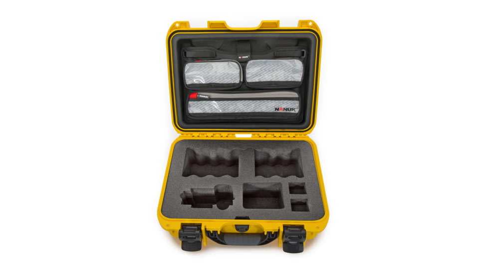 Nanuk Case w/lid org. w/foam insert for Sony A7, Yellow, Medium, 920S-070YL-0A0-19135