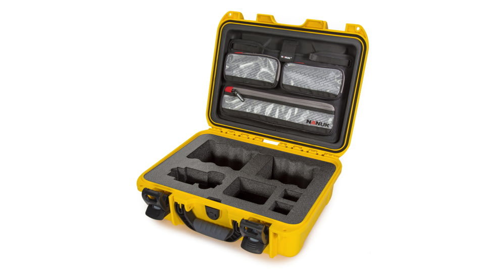 Nanuk Case w/lid org. w/foam insert for Sony A7, Yellow, Medium, 920S-070YL-0A0-19135