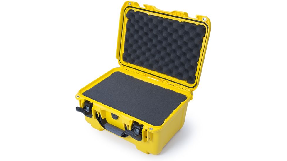 Nanuk Case w/foam, Yellow, Medium, 918S-010YL-0A0