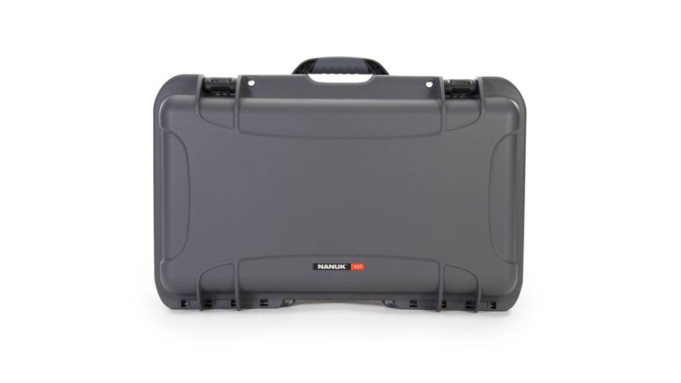 Nanuk 935 Protective Hard Case w/ Customizable Foam Insert, 22in, Graphite, 935S-010GP-0A0