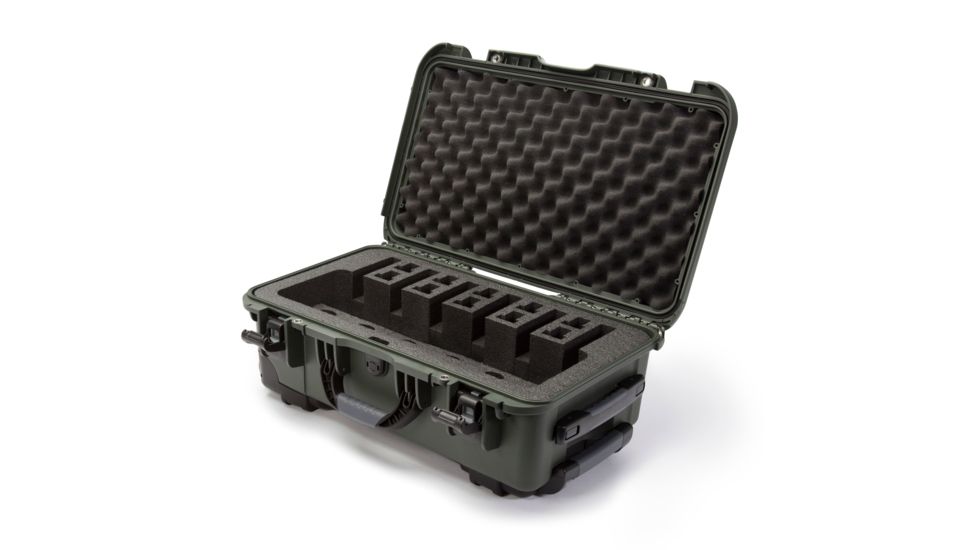 Nanuk 935 Protective Hard Case w/ Customizable Foam Insert, 22in, Olive, 935S-010OL-0A0