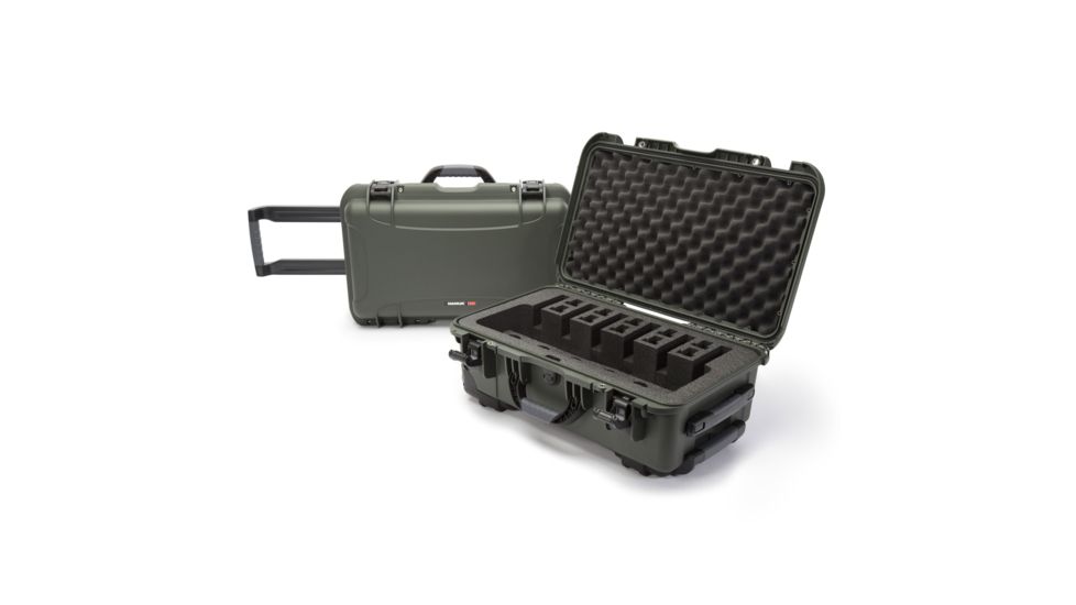 Nanuk 935 Protective Hard Case w/ Customizable Foam Insert, 22in, Olive, 935S-010OL-0A0