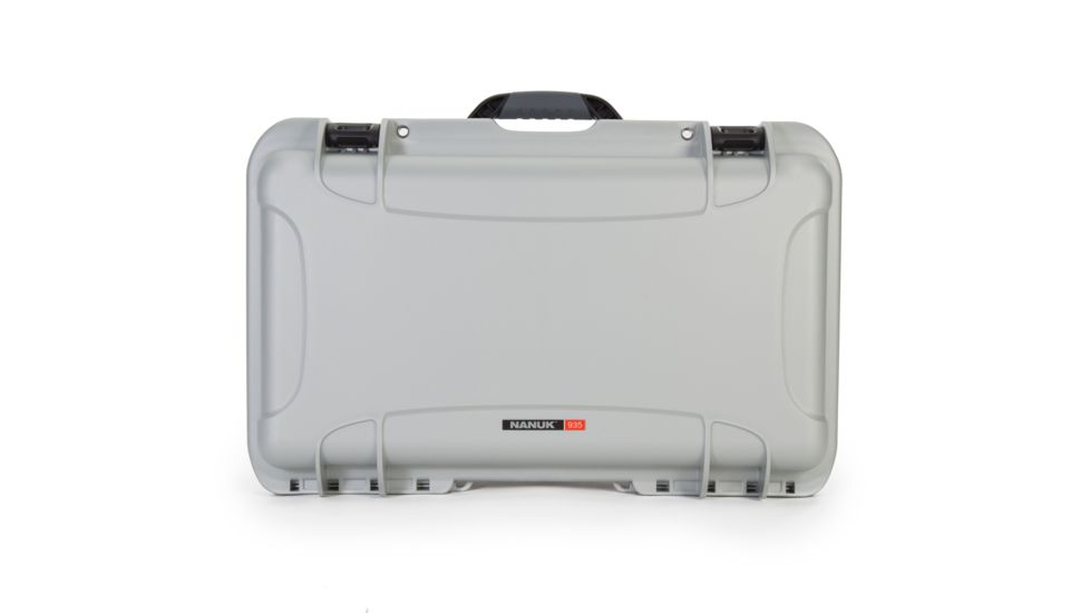 Nanuk 935 Protective Hard Case w/ Customizable Foam Insert, 22in, Silver, 935S-010SV-0A0