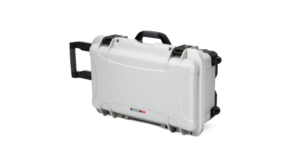 Nanuk 935 Protective Hard Case w/ Customizable Foam Insert, 22in, Silver, 935S-010SV-0A0