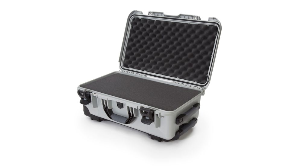 Nanuk 935 Protective Hard Case w/ Customizable Foam Insert, 22in, Silver, 935S-010SV-0A0