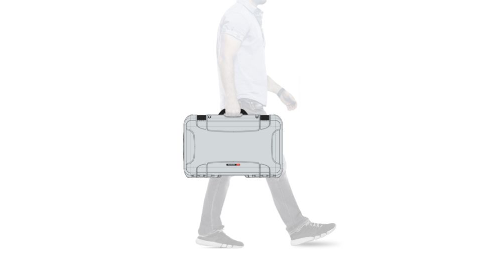 Nanuk 935 Protective Hard Case w/ Customizable Foam Insert, 22in, Silver, 935S-010SV-0A0