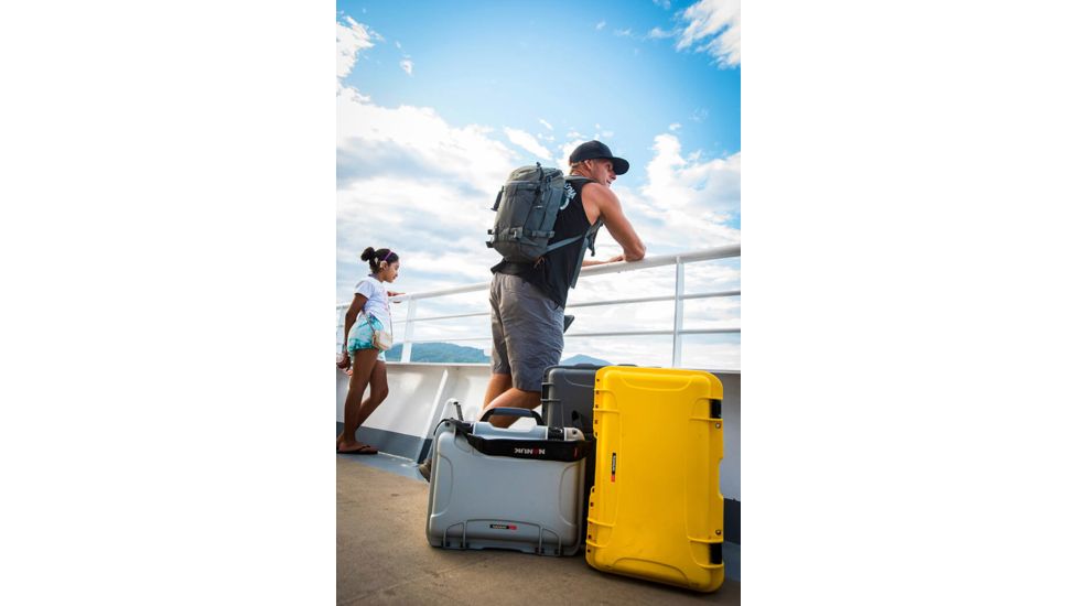 Nanuk 935 Protective Hard Case w/ Customizable Foam Insert, 22in, Yellow, 935S-010YL-0A0