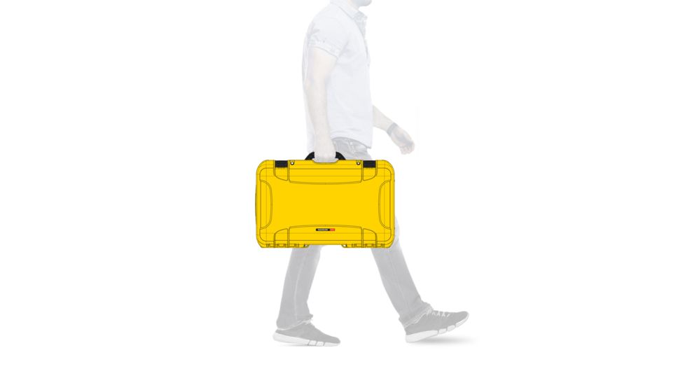 Nanuk 935 Protective Hard Case w/ Customizable Foam Insert, 22in, Yellow, 935S-010YL-0A0