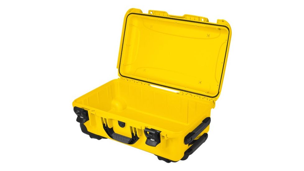 Nanuk 935 Protective Hard Case w/ Padded Divider, 22in, Yellow, 935S-020YL-0A0