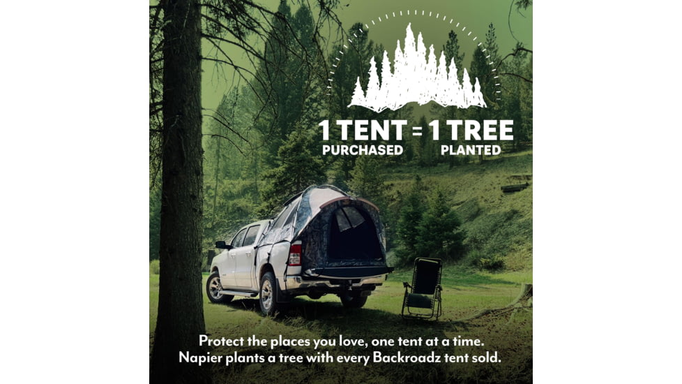 Napier Backroadz Camo Truck Tent, Full Size Regular Bed, Camo, 6.4-6.7 ft, 19122