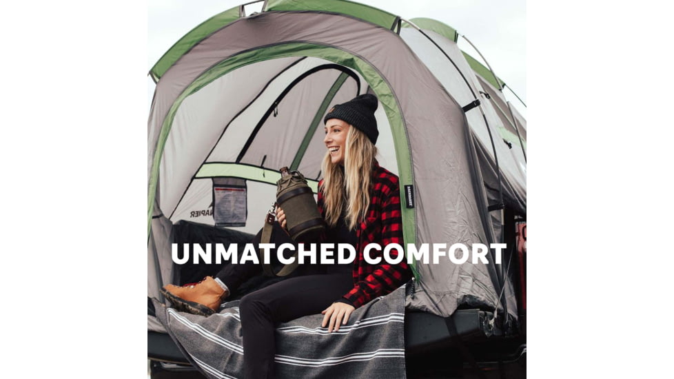 Napier Backroadz Truck Tent, Full Size Long Bed, Gray/Green, 8-8.2 ft, 19011