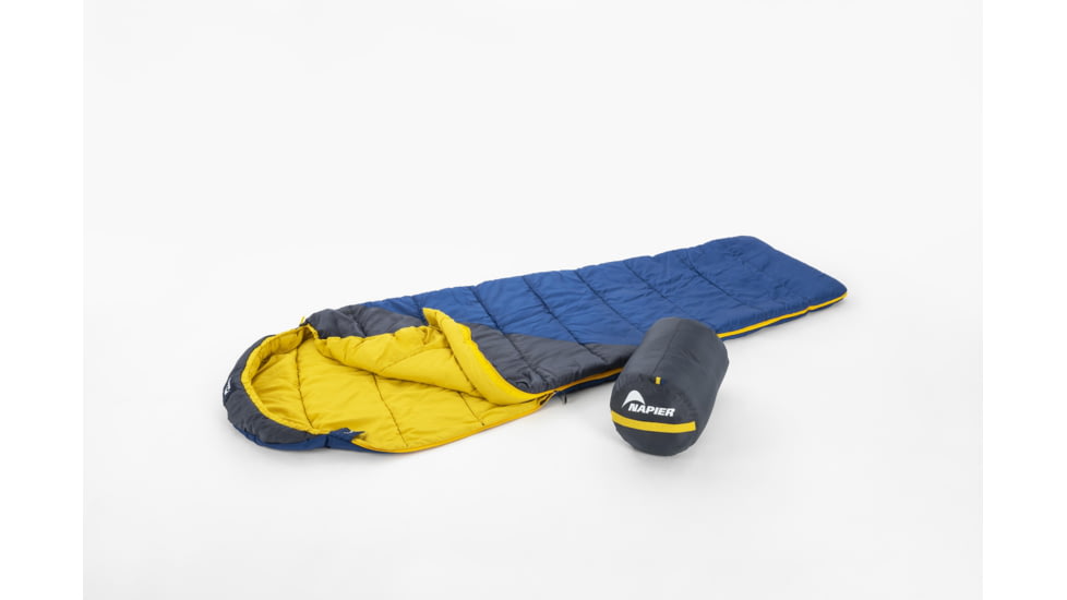 Napier Lite Pack Tent, Blue/Gray/Yellow, 7.3ft x 6.8ft, 91200