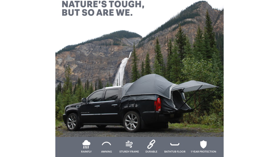 Napier Sportz Avalanche Truck Tent, Chevrolet Avalanche/Cadillac EXT, Gray, 99949